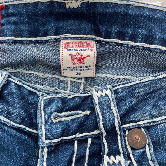 True Religion Johnny Super T low rise straight leg jeans. - Picture 2 of 10